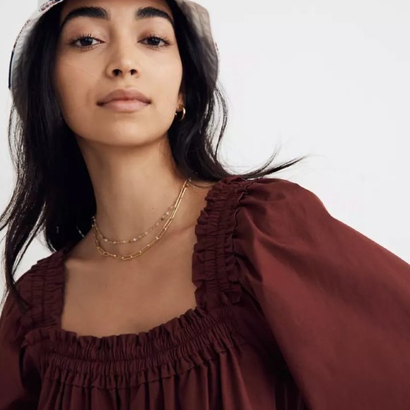 Madewell Poplin Mini Dress - Picture 4 of 5